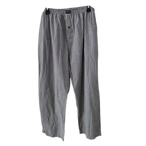 Polo Ralph Lauren Men's Pajama Pants Black and White Check Cotton sz Large